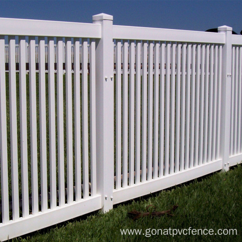 White Vinyl Garden Fencing